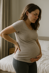 Gravid och ont i höger ländrygg? Upptäck orsaker och lindring!