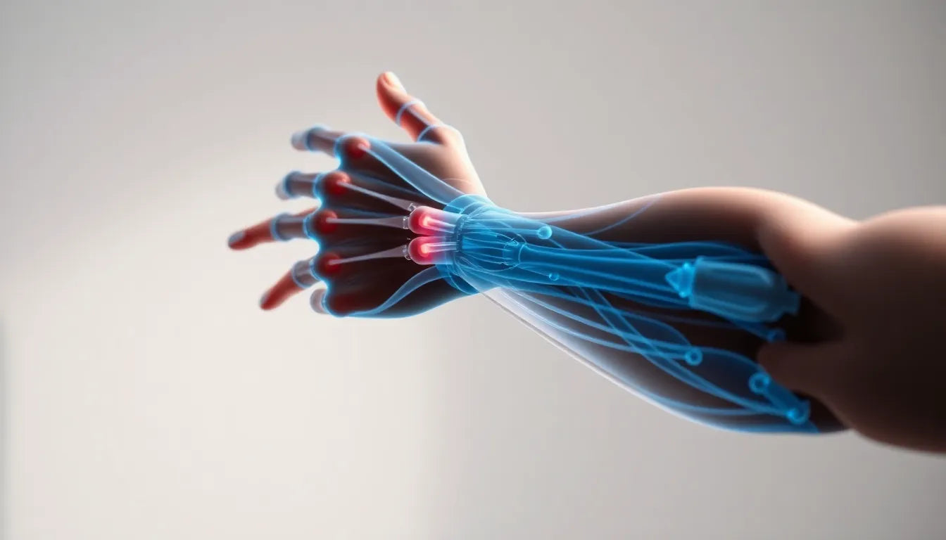 Effektiva övningsläsare för att lindra musearm med stretchövningar - Illustration