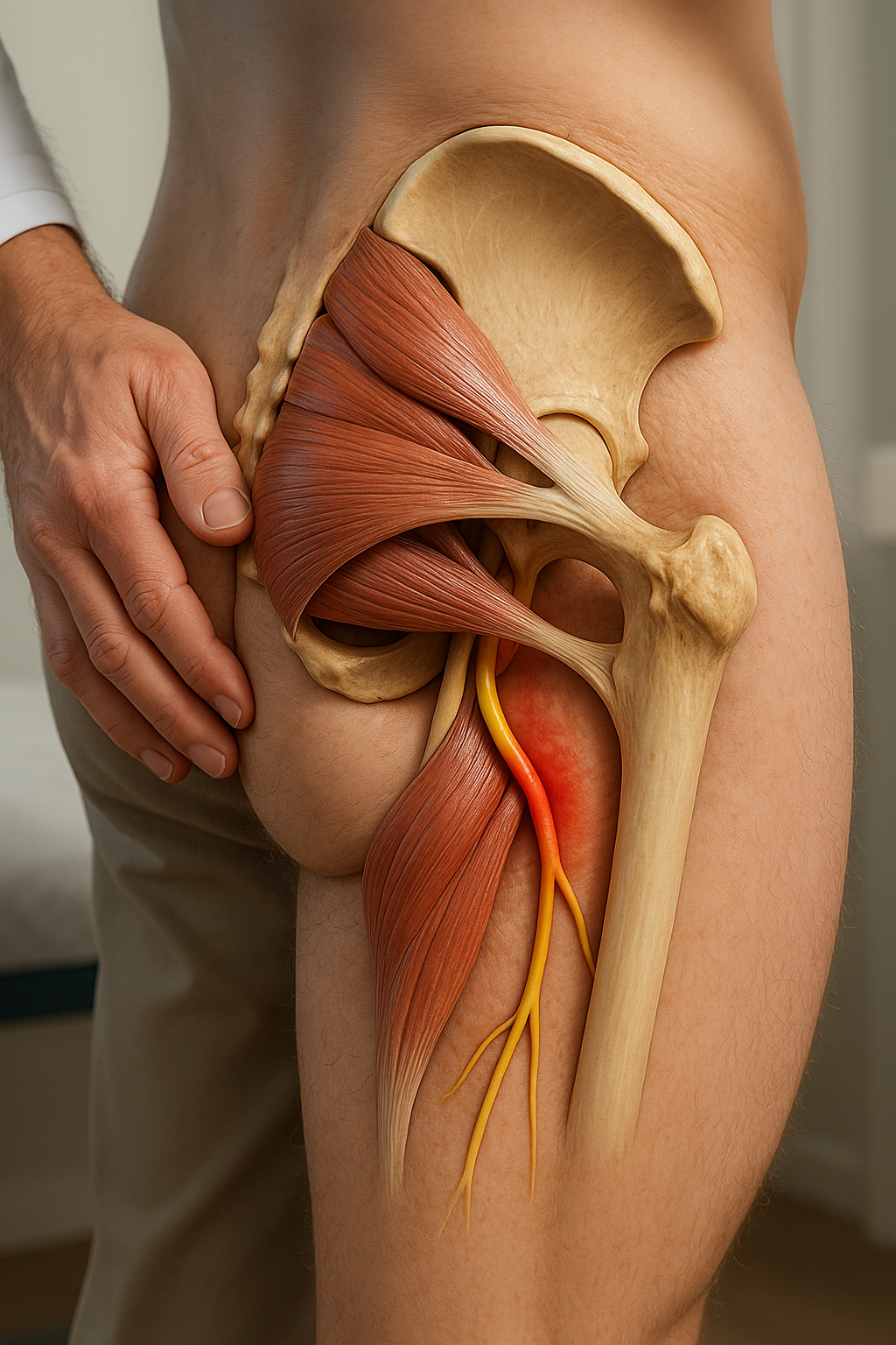 Smärta i sätet? Upptäck om piriformis syndrome är orsaken! - Illustration