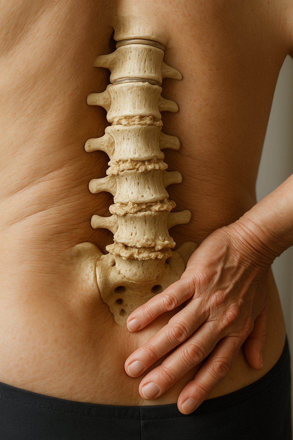 Upptäck lindring för spondylos i ländryggen: tips och lösningar för en smärtfri vardag - Illustration