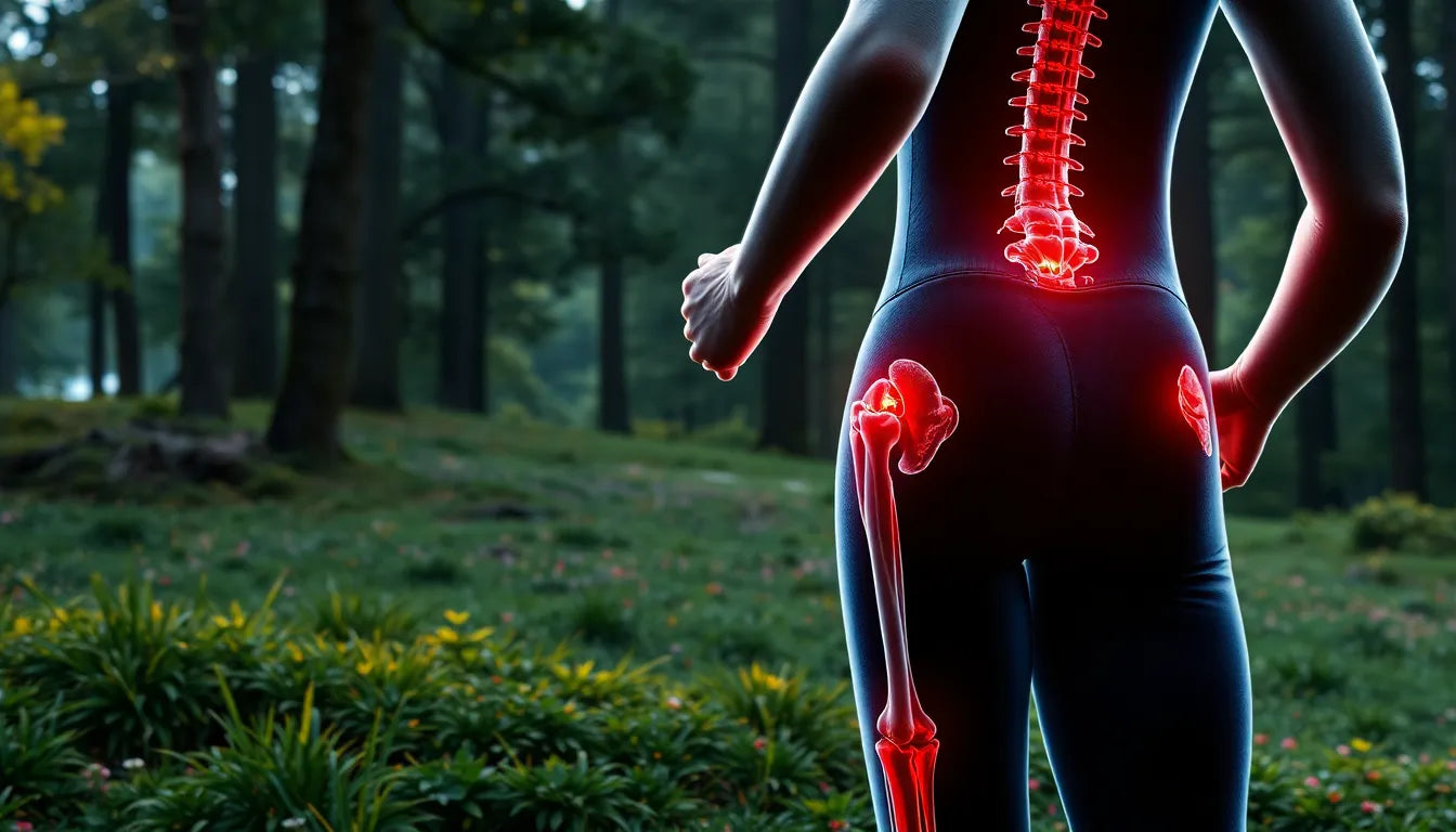 Få bukt med smärtan: så lindrar du ont i länden och ned i ballen - Illustration