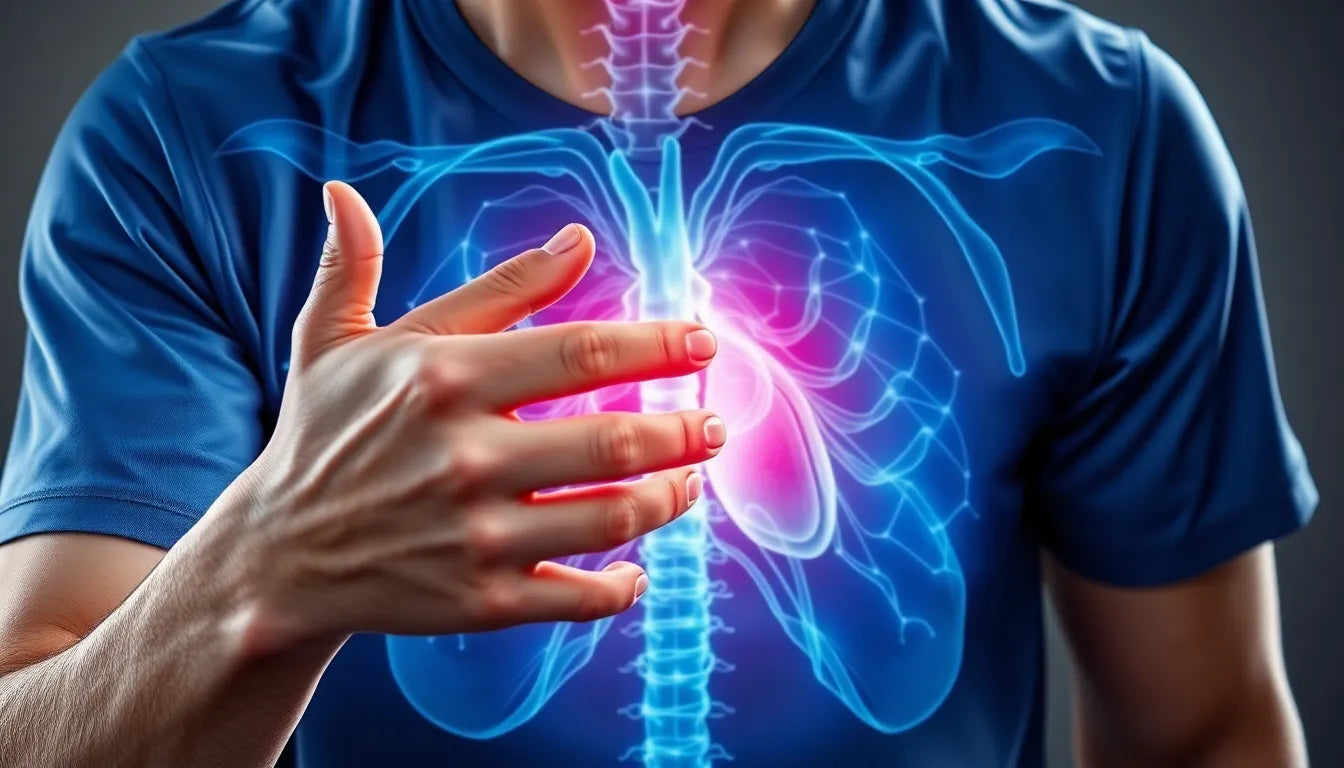 När ryggont kan vara en varningssignal från hjärtat - Illustration