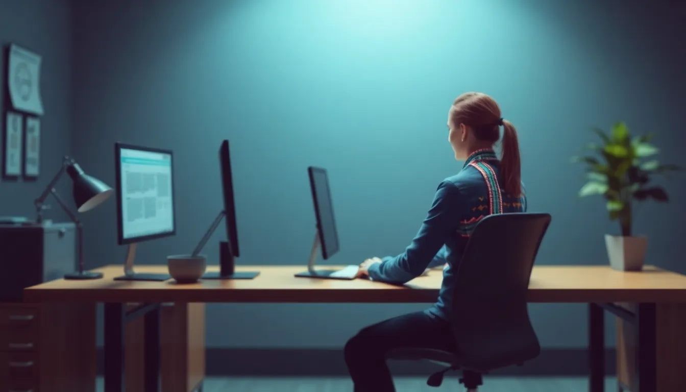 Förbättra din arbetsmiljö med smart ergonomi - Illustration