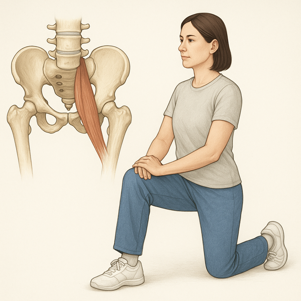 Upptäck hemligheten bakom en smidig höft med rätt höftsträckning - Illustration