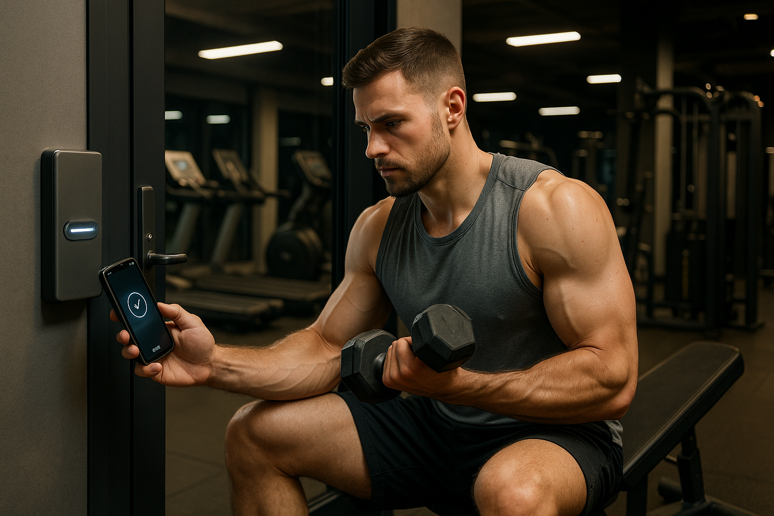 Upptäck friheten med träning dygnet runt på ditt närmaste 24/7 gym - Illustration