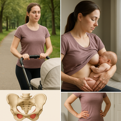 Motion efter förlossning – säker träning och ergonomi för nyblivna mammor