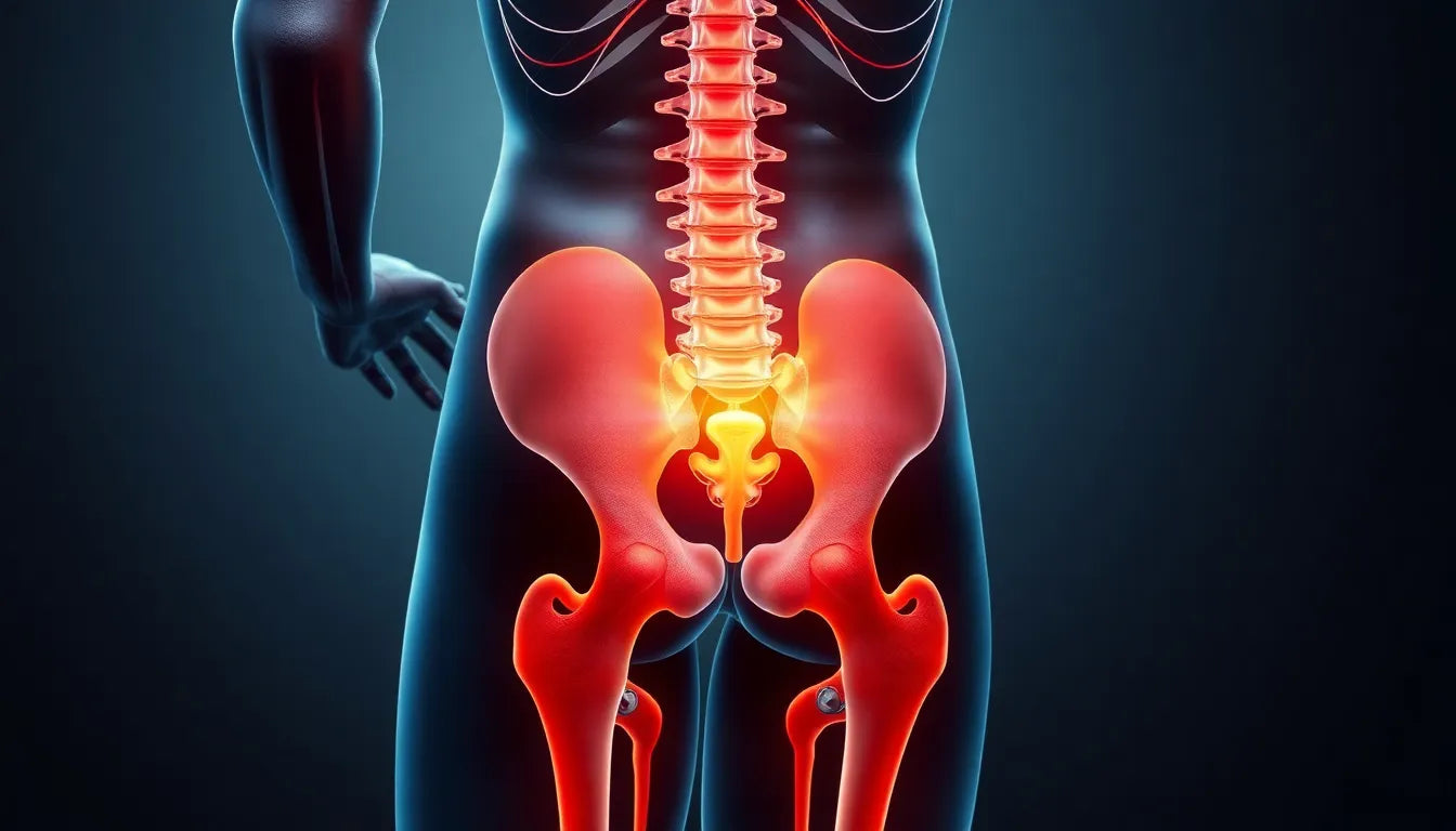 Lindra piriformis ischias med rätt behandling och övningar - Illustration