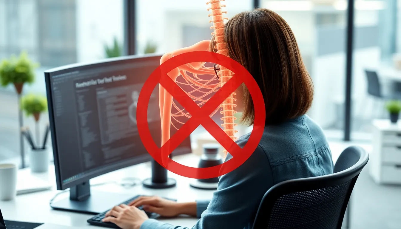 Sitt rätt och jobba smart: så förbättrar du ergonomin på kontoret - Illustration