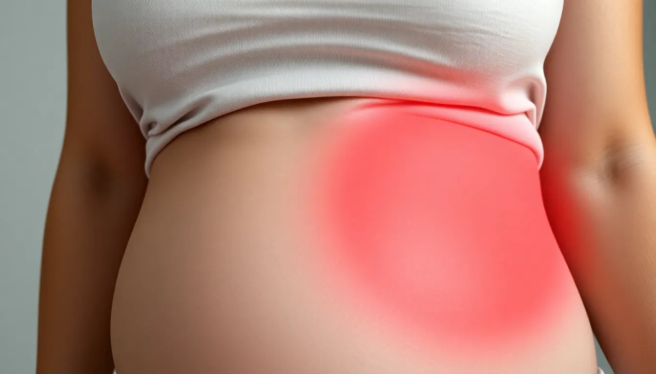 Så lindrar du smärtan i ländryggen under graviditeten - Illustration