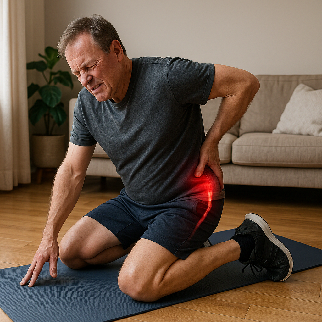 Effektiva övningar för att lindra ischiassmärta: en guide för övningsläsare - Illustration