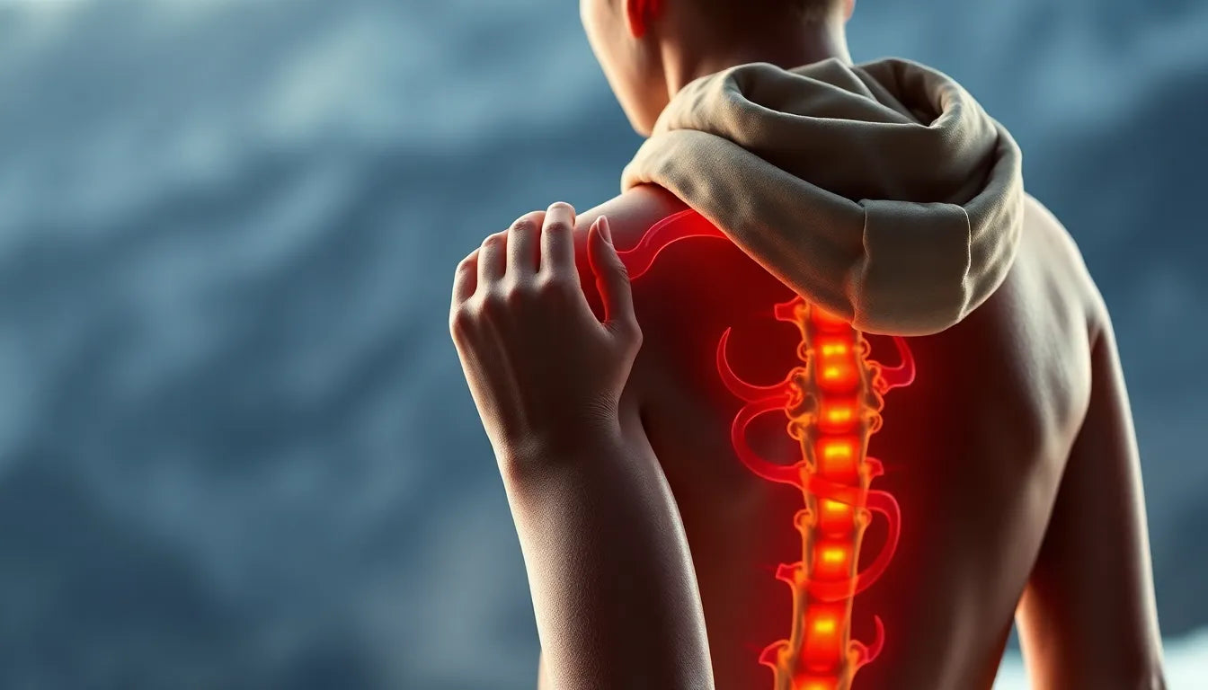 Upptäck hemligheten bakom att lindra ryggsmärta efter ett tungt lyft - Illustration