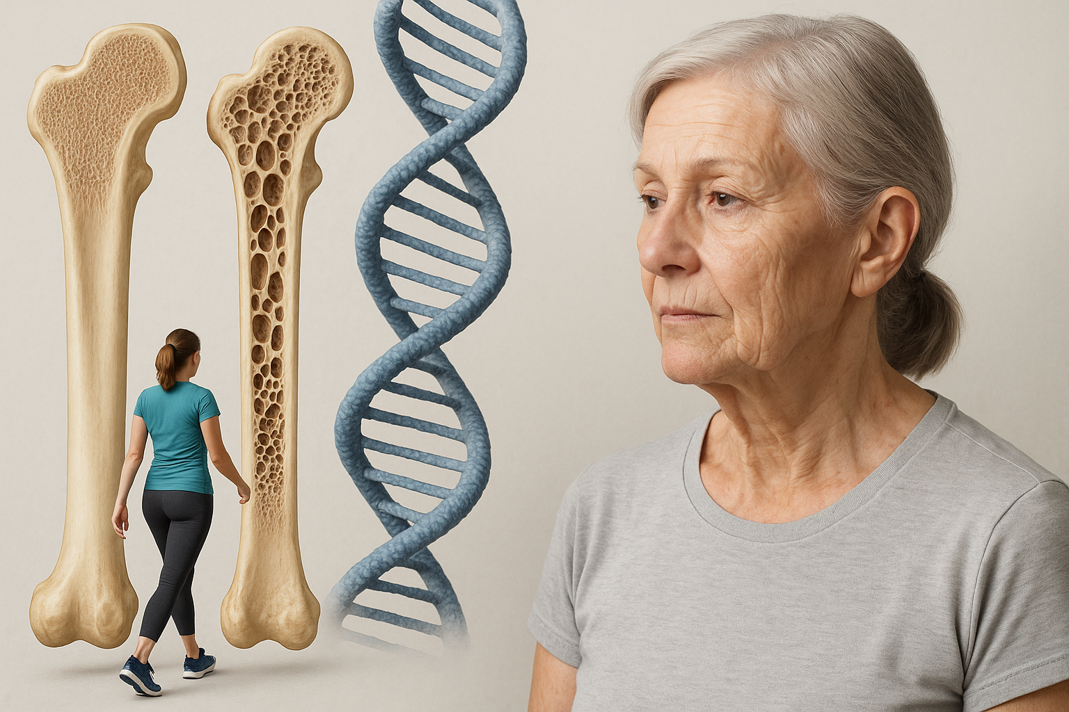 Ärftlighetens roll i osteoporos: vad du behöver veta och hur du kan påverka din risk - Illustration