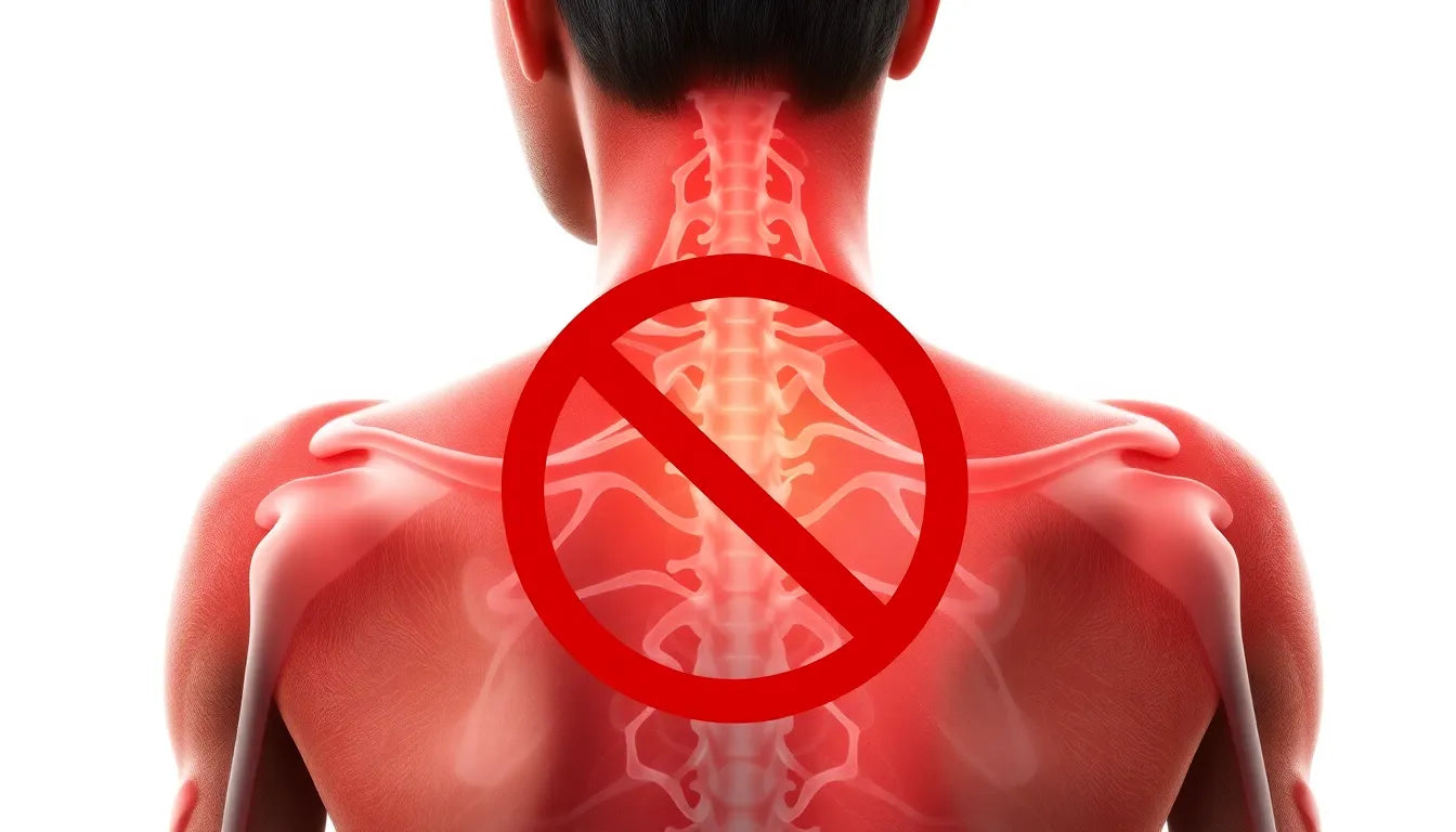 Lär dig hantera huvudvärk från diskbråck i nacken: effektiva lösningar och förebyggande åtgärder - Illustration