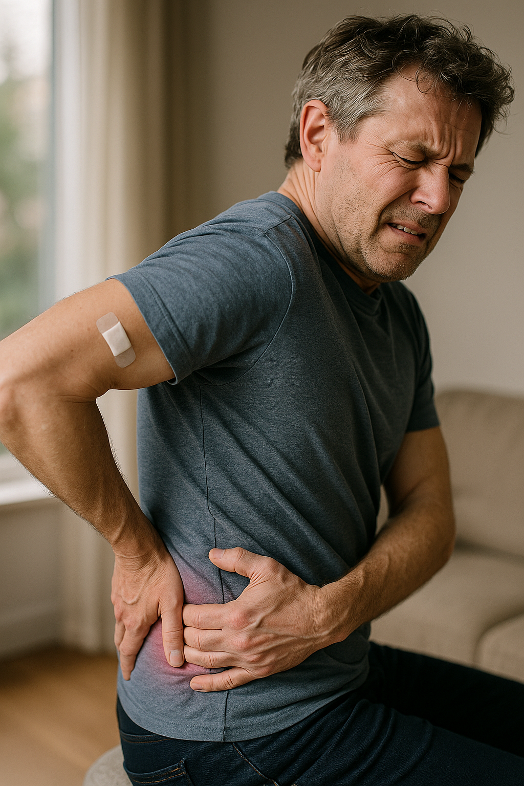 Ont i ryggen efter corona-vaccin: vad du behöver veta och hur du lindrar det - Illustration