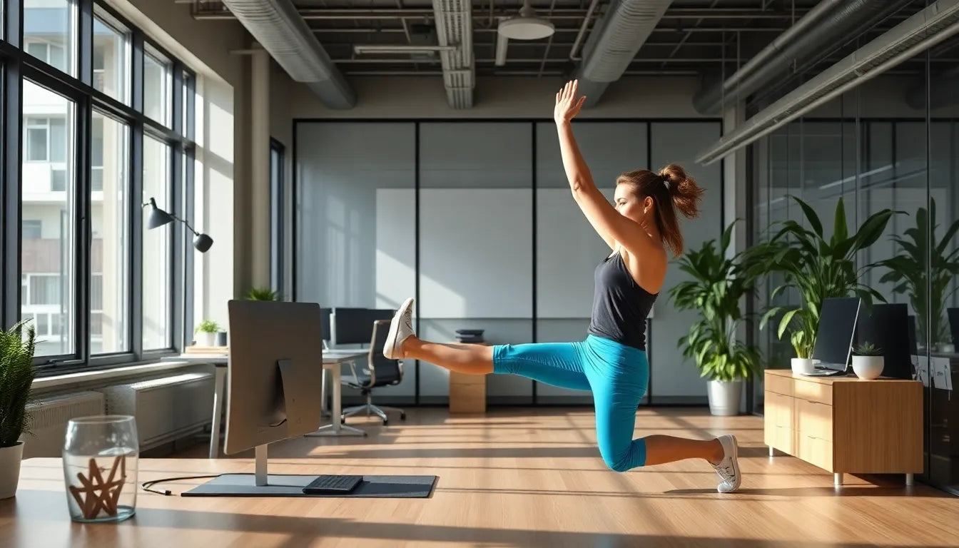 Så slipper du smärta med enkla övningsläsareövningar på kontoret - Illustration