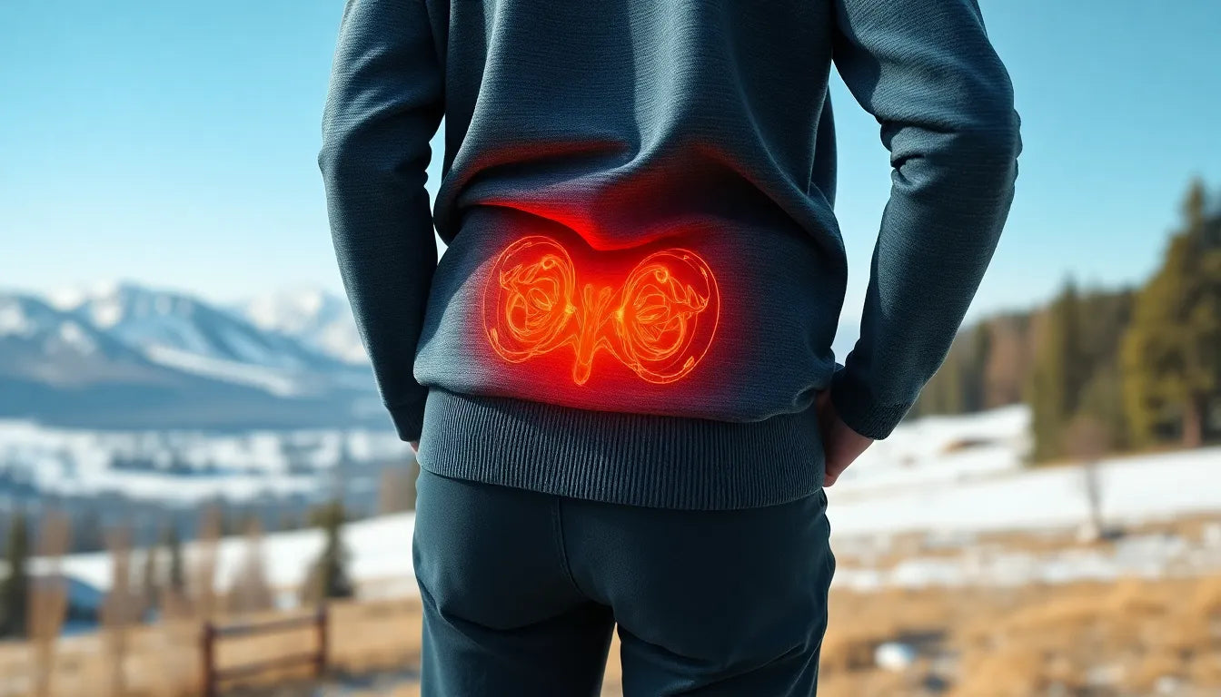 Smärta i ländryggen efter fall: vad du behöver veta och hur du kan lindra den - Illustration