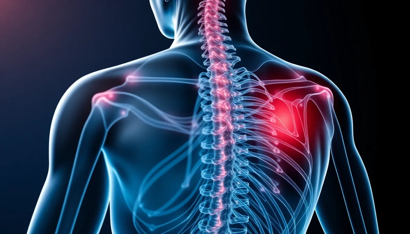 Säg farväl till puckelrygg nacke med enkla övningar och rätt hjälpmedel - Illustration