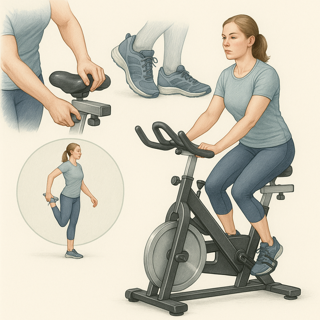 Spinning för nybörjare: börja din cykelresa med självförtroende - Illustration