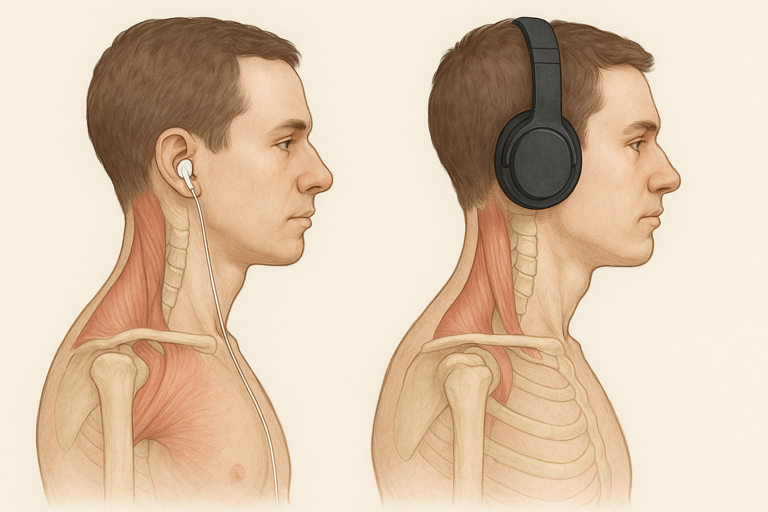 Få ut mer av din träning med ergonomiska hörlurar - Illustration