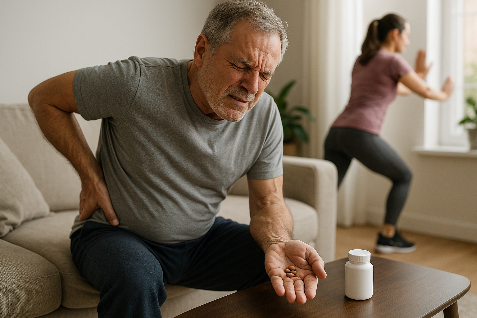 Ibuprofen vid ryggont: Är det verkligen värt risken? - Illustration