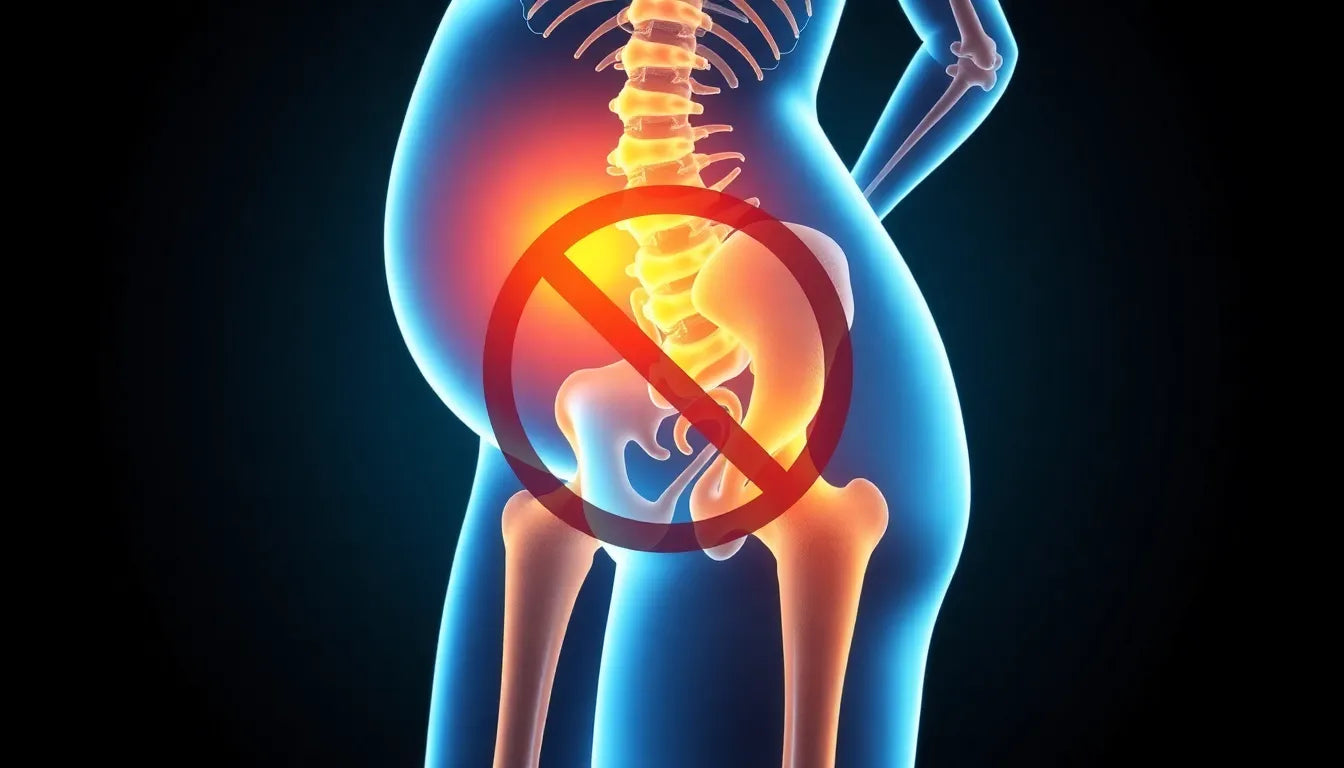 Så lindrar du smärta från ischiasnerven under graviditeten - Illustration