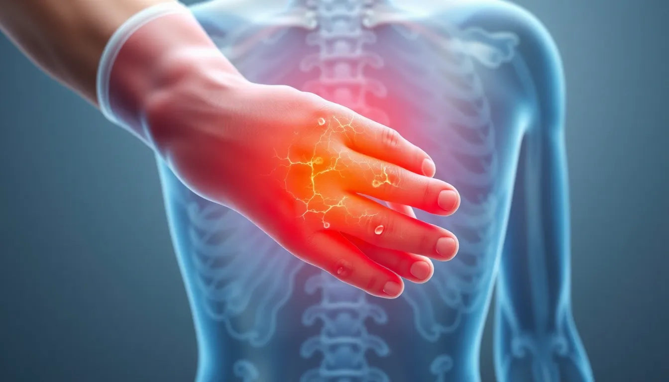 Värme eller kyla vid diskbråck: vad lindrar bäst? - Illustration