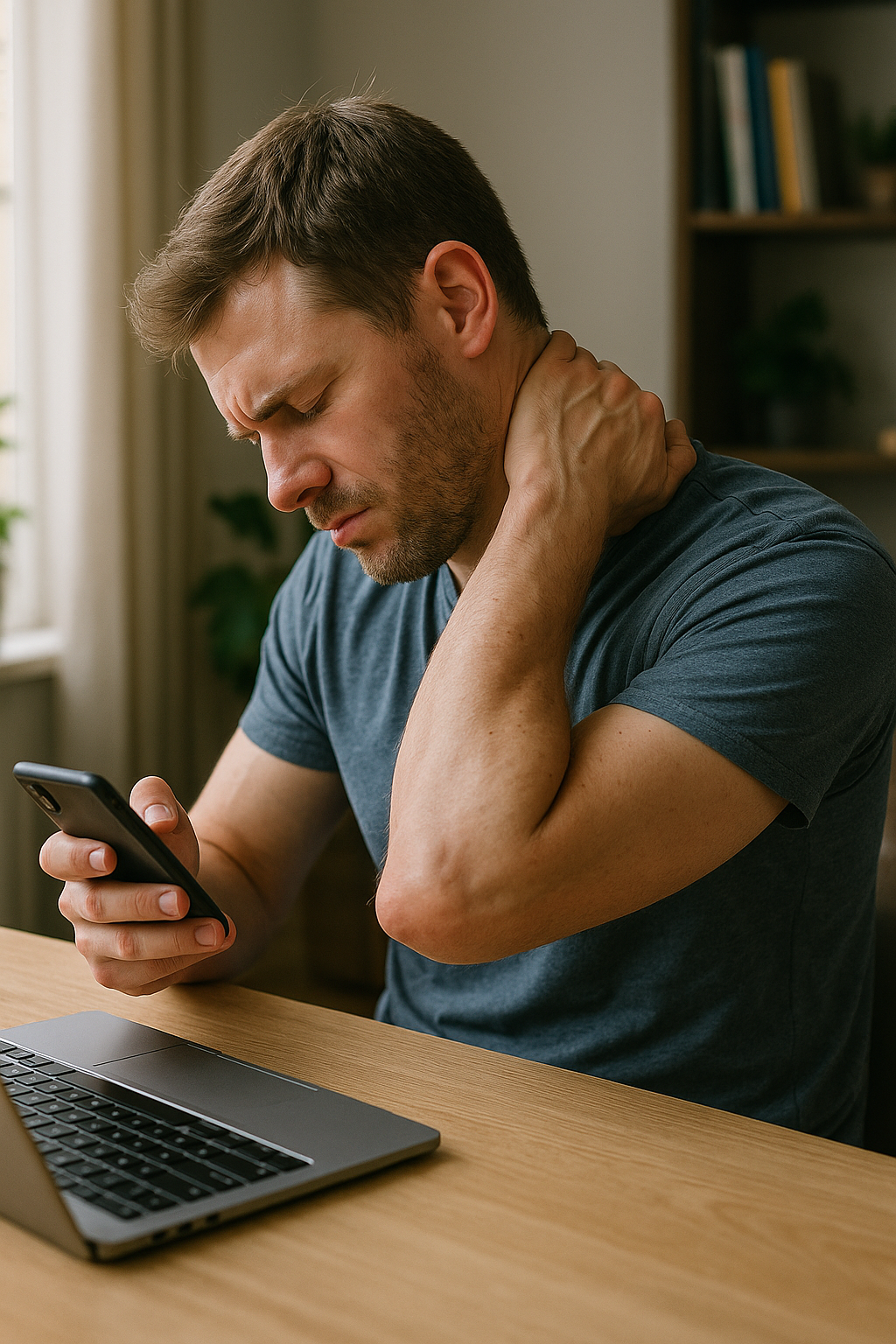 Upptäck effektiva övningar för att lindra spänningar i nacken med vår övningsläsare - Illustration