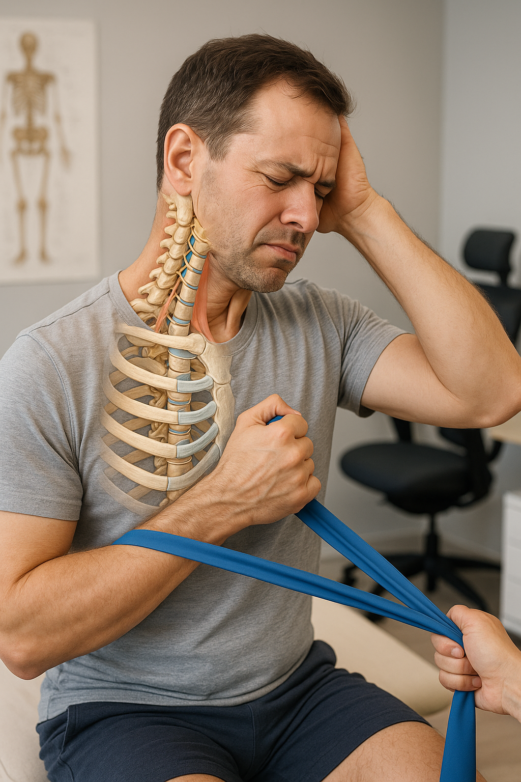 Bli fri från smärta med dessa effektiva nackövningar vid spinal stenos - Illustration