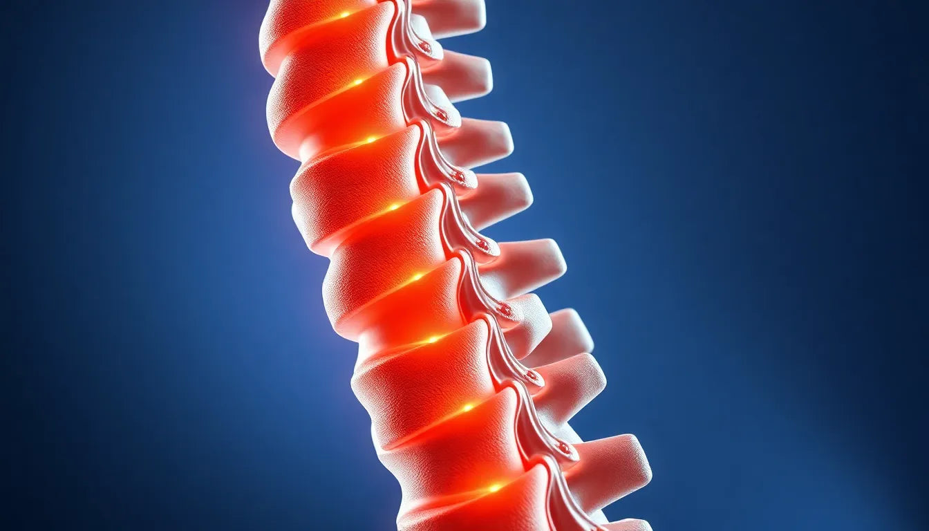 Upptäck de dolda tecknen på spondylos: vad din kropp försöker berätta - Illustration
