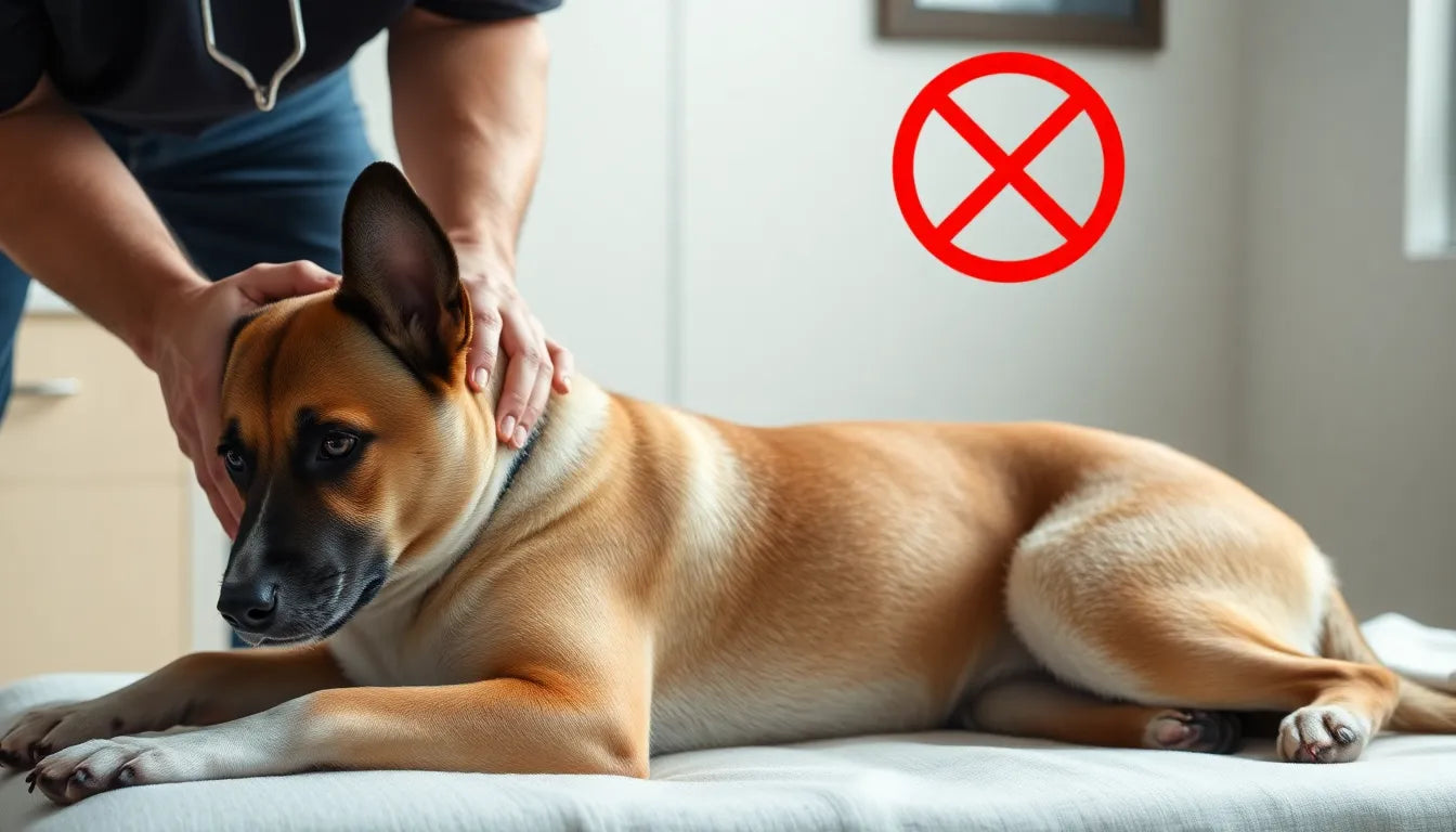 Så hjälper du din hund med diskbråck att återhämta sig med säker massage - Illustration