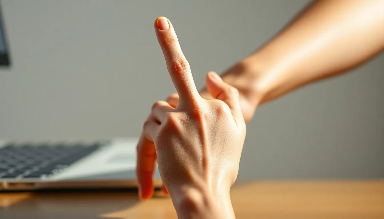 Upptäck hur en ergonomisk mus kan förändra din arbetsdag och förebygga smärta - Illustration