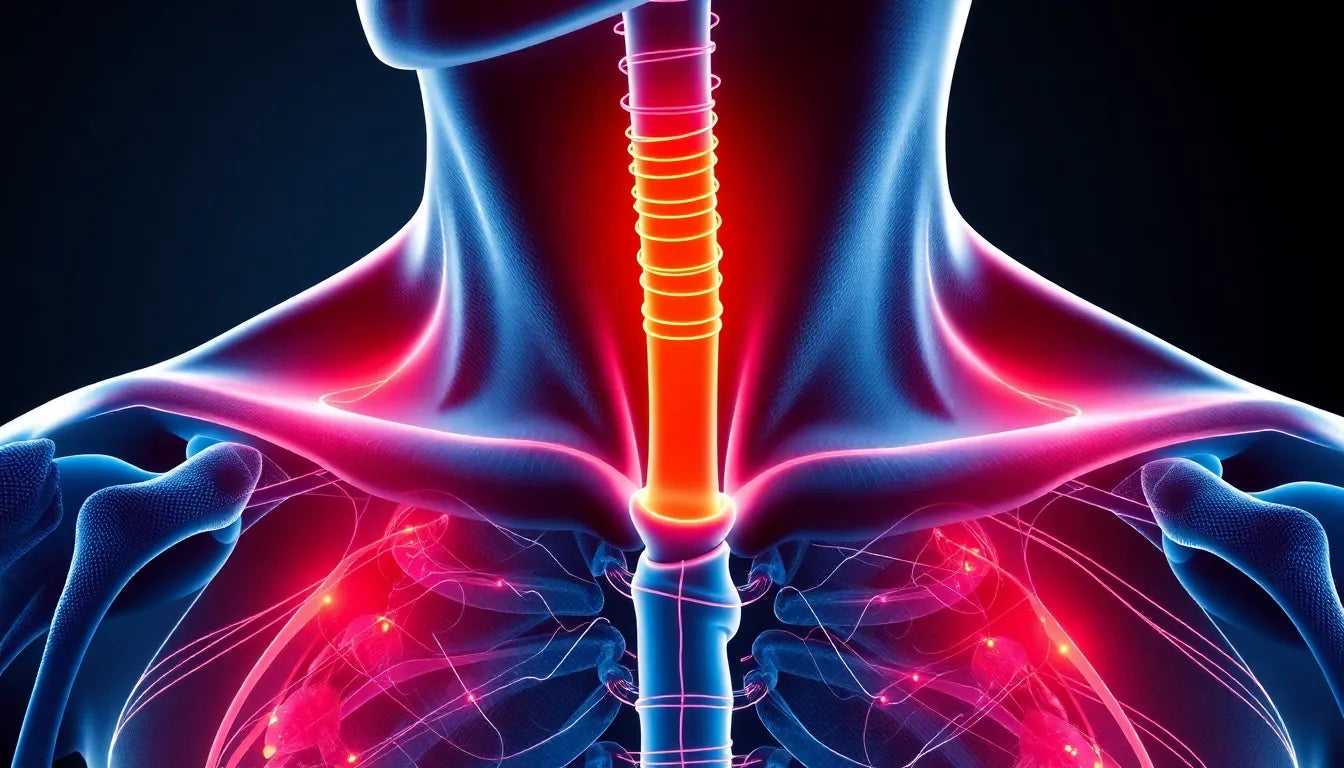 När ska du oroa dig för symtom på diskbråck i nacken? - Illustration