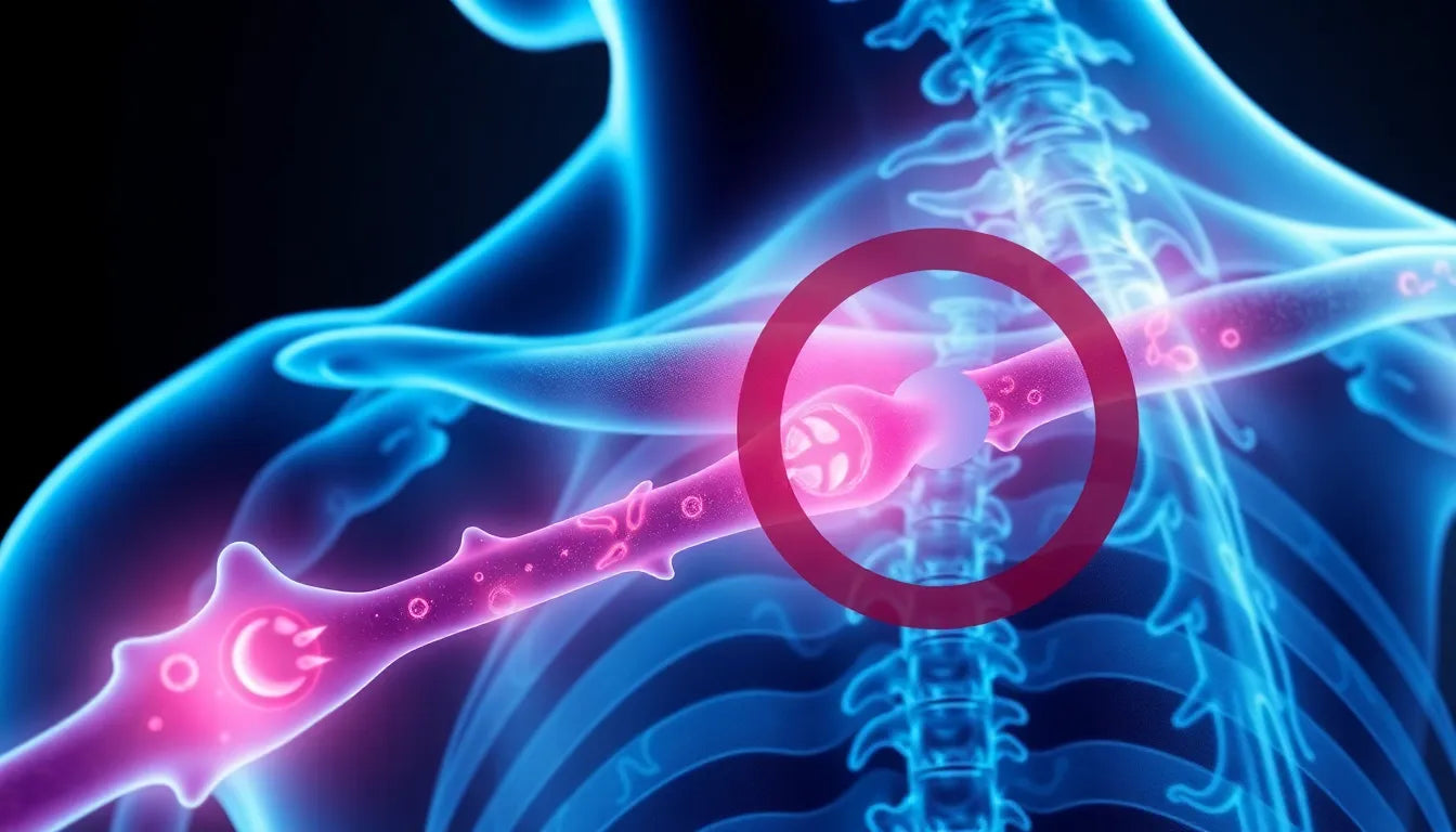 Upptäck de dolda symtomen på diskbråck i nacken och hur du kan lindra dem - Illustration