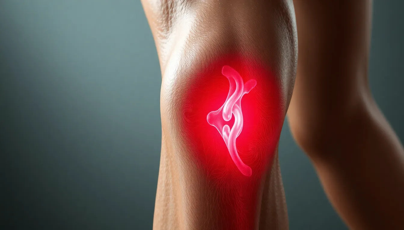 Träna smart vid knäsmärta: effektiva övningar och tips för säker träning - Illustration