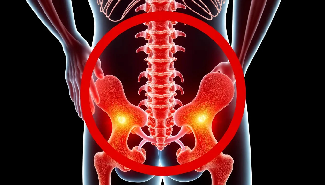 Bli fri från smärtan: effektiva lösningar för nerv ischias - Illustration