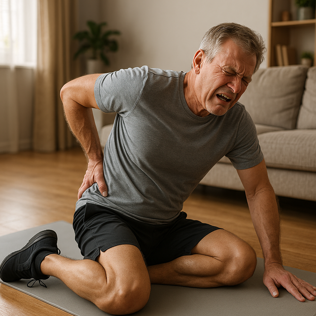 Effektiva övningar för ryggskott ländrygg som övningsläsare kan göra hemma - Illustration