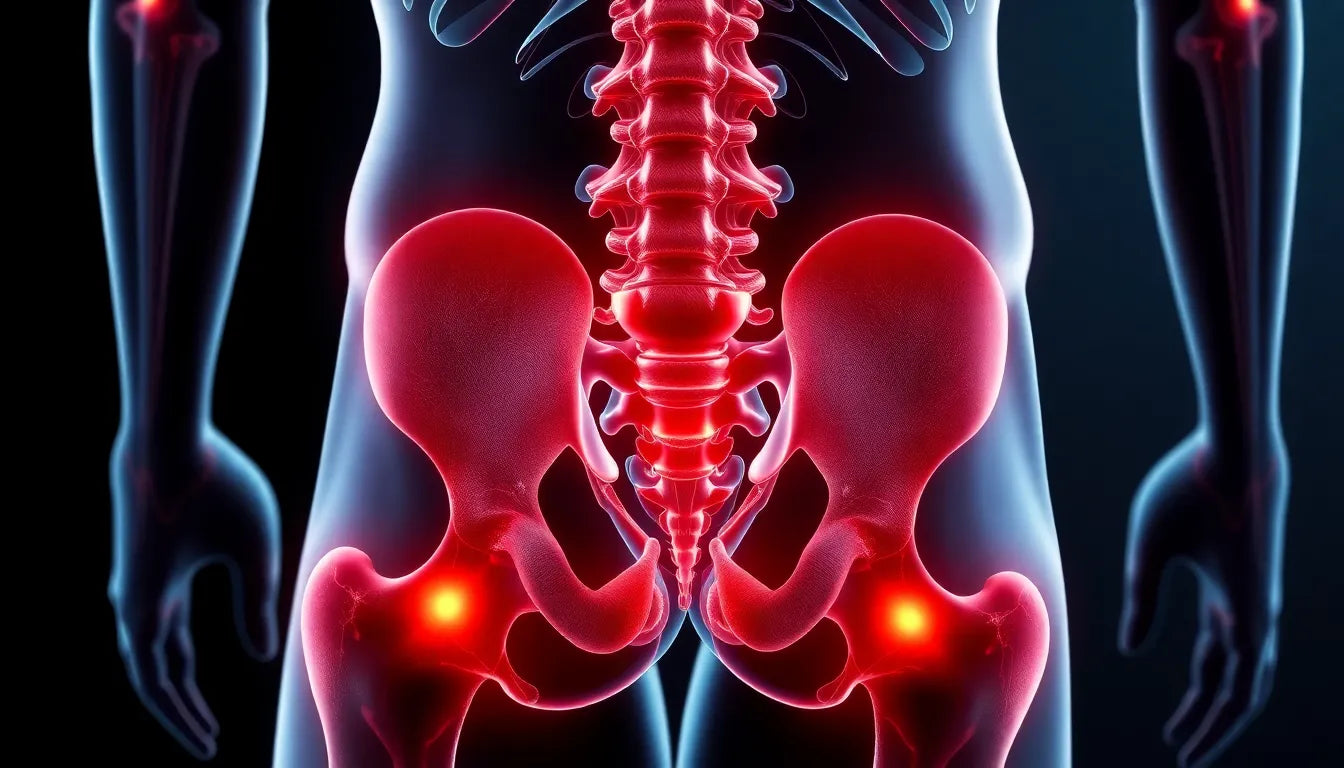 Ischias domningar och vägen till lindring: din guide till frihet från smärta - Illustration
