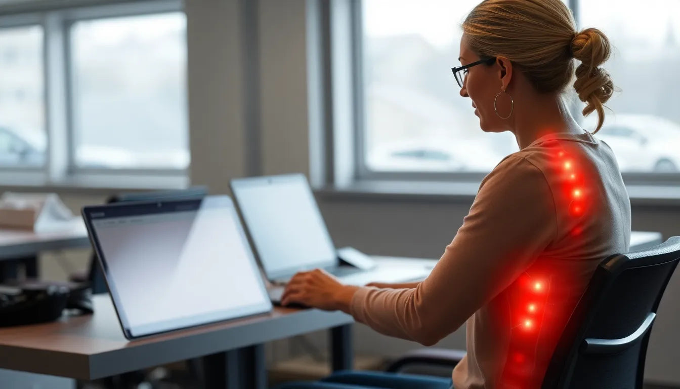 Få bukt med smärtan i ländryggen när du står: praktiska råd och lösningar - Illustration