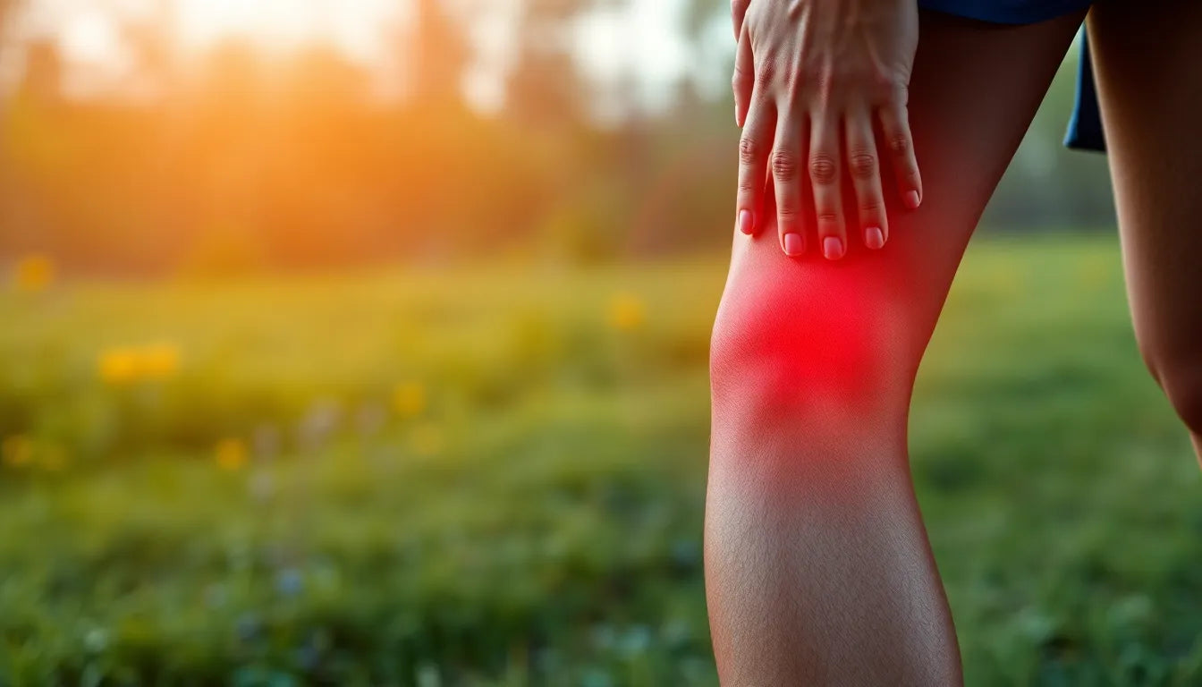 Upptäck hemligheterna bakom knäsmärta vid böjning och hur du lindrar den effektivt - Illustration