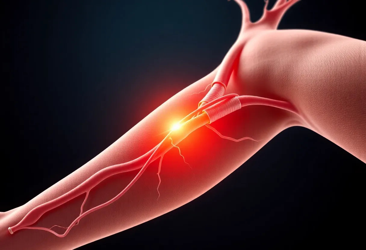 Upptäck symtomen på nerv i kläm i axeln och hur du kan lindra smärtan hemma - Illustration