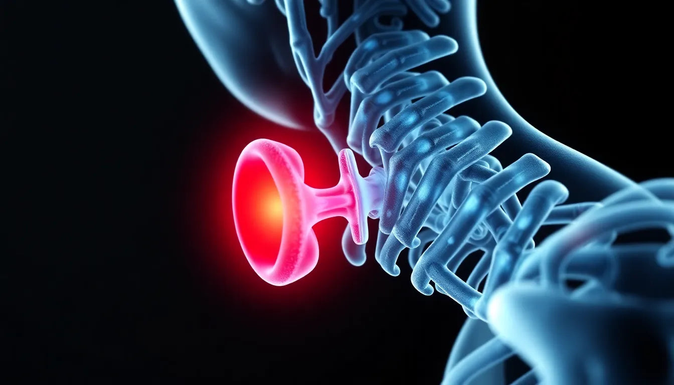 Frigör din vardag från smärta med rätt vård för diskbråck c5 c6 - Illustration