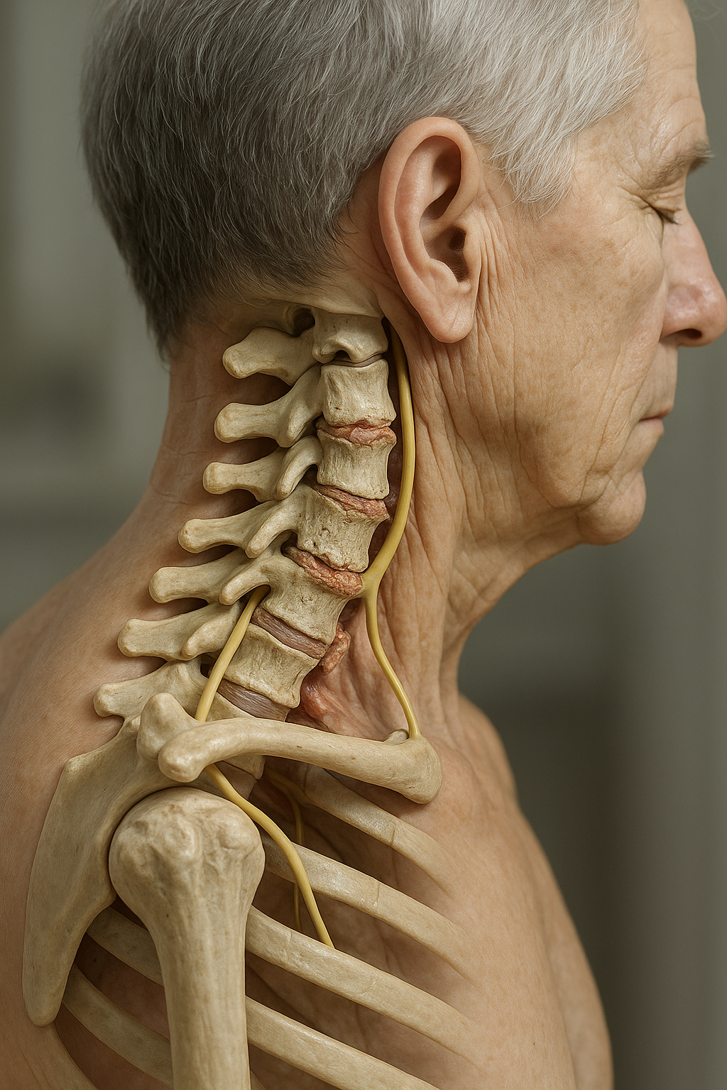 Artros i nacken: när operation är sista utvägen och hur du kan undvika det - Illustration