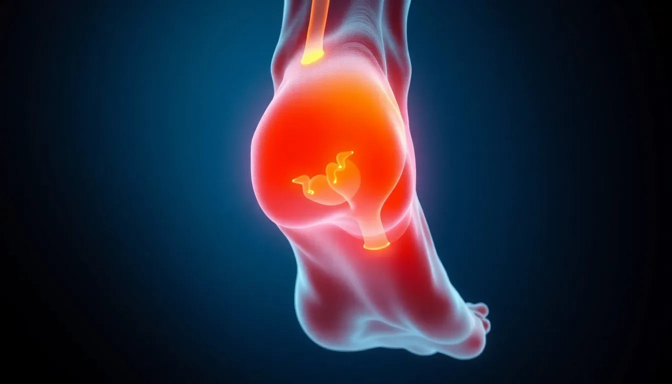 Hitta rätt övningar för att lindra din hælspore: övningsläsare guidar dig - Illustration