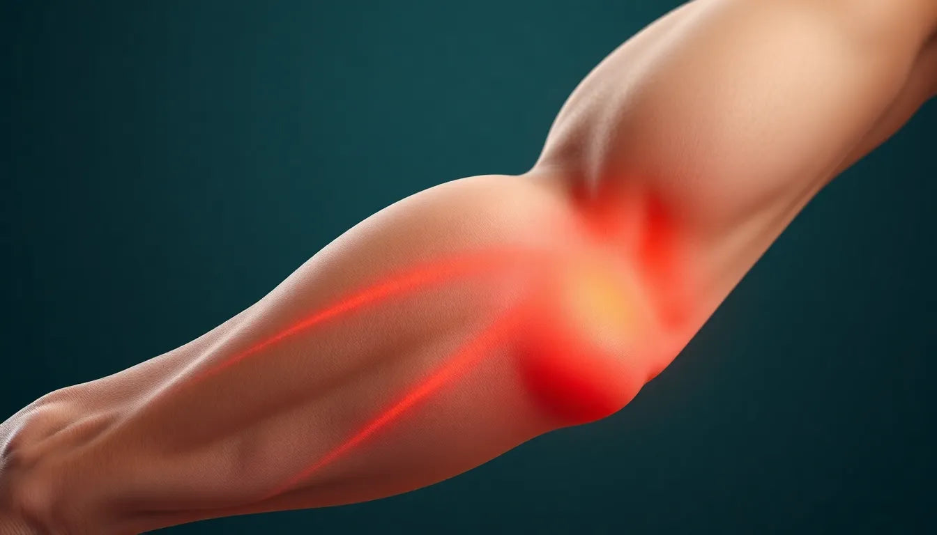 Effektiva övningar för att lindra tennisarmbåge: en guide för övningsläsare - Illustration