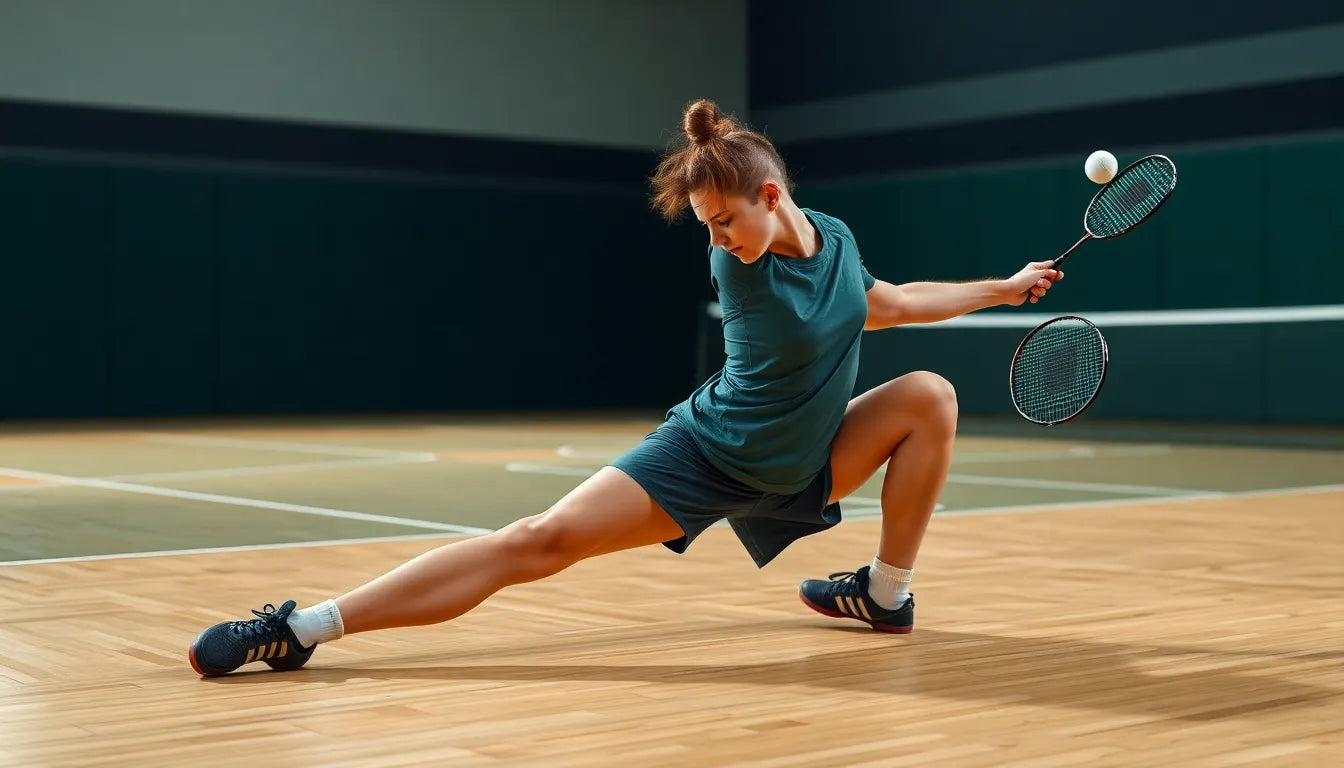 Övningsläsare: bästa stretchövningarna efter badminton för snabb återhämtning - Illustration