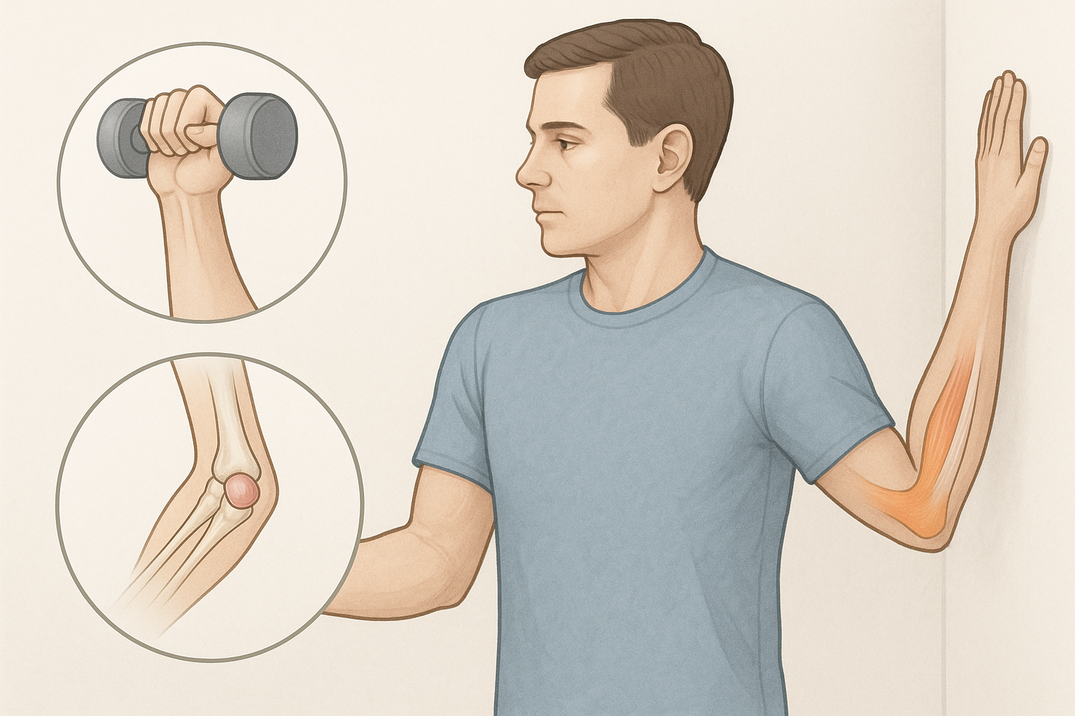 Stärk dina armar och skydda dina leder med ergonomisk armträning - Illustration
