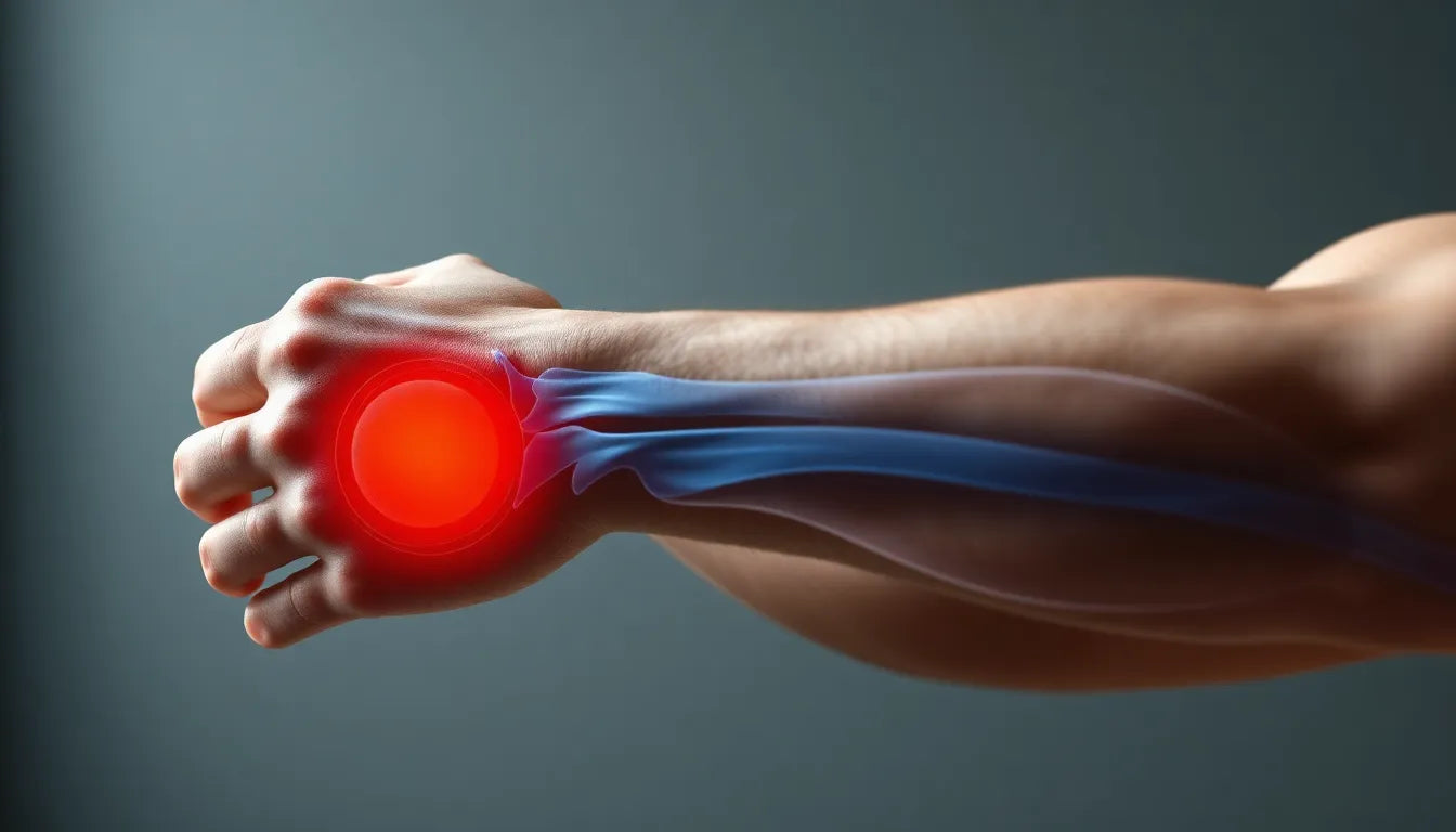 Effektiva övningar för att lindra smärta vid tennisarmbåge - Illustration