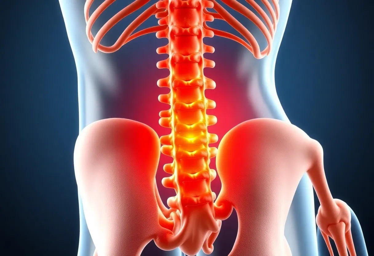 Lindra smärta i ischiasnerven med enkla egenvårdstips och övningar - Illustration