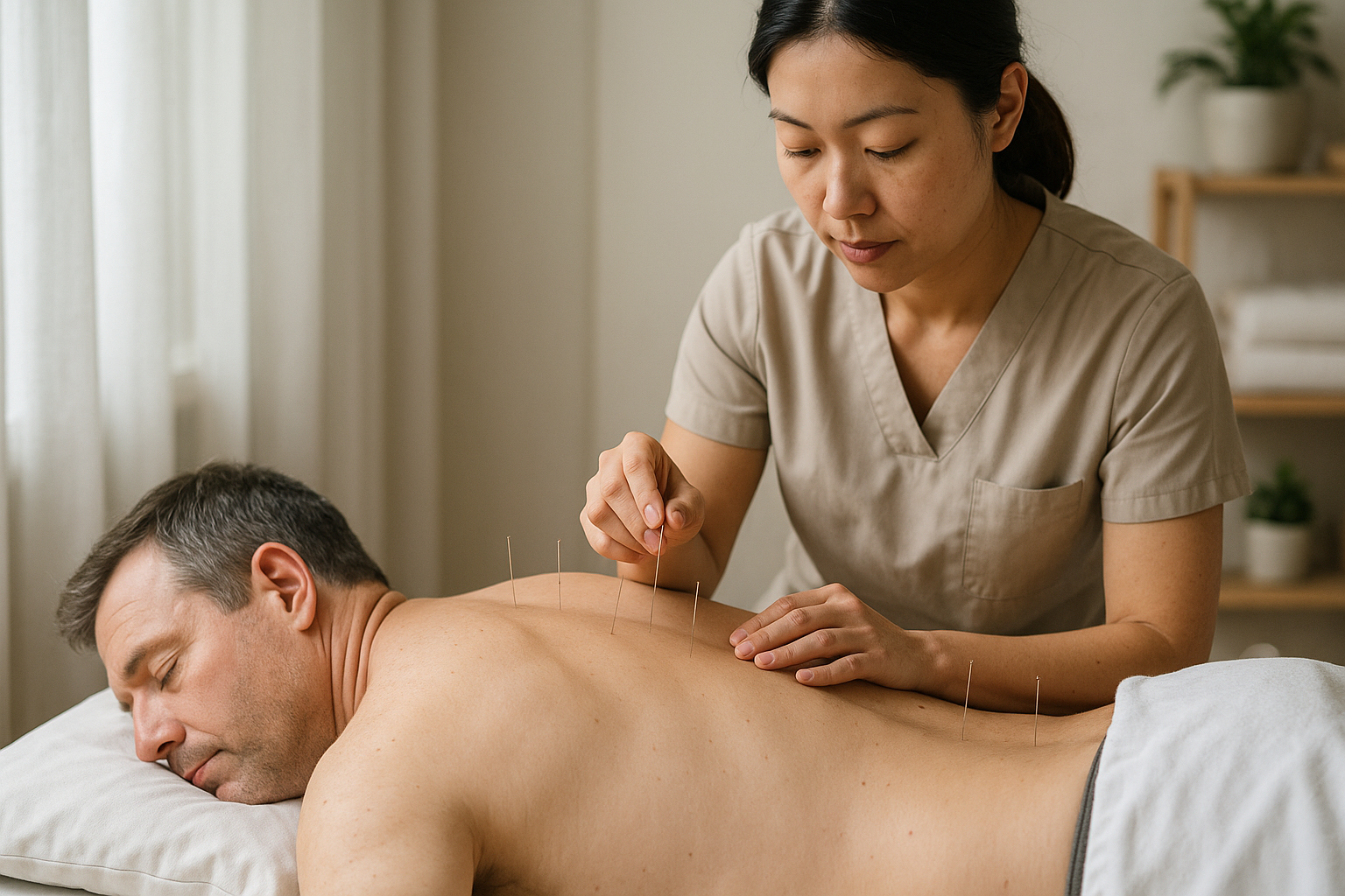 Akupunktur för ryggont: hur effektivt är det egentligen? - Illustration