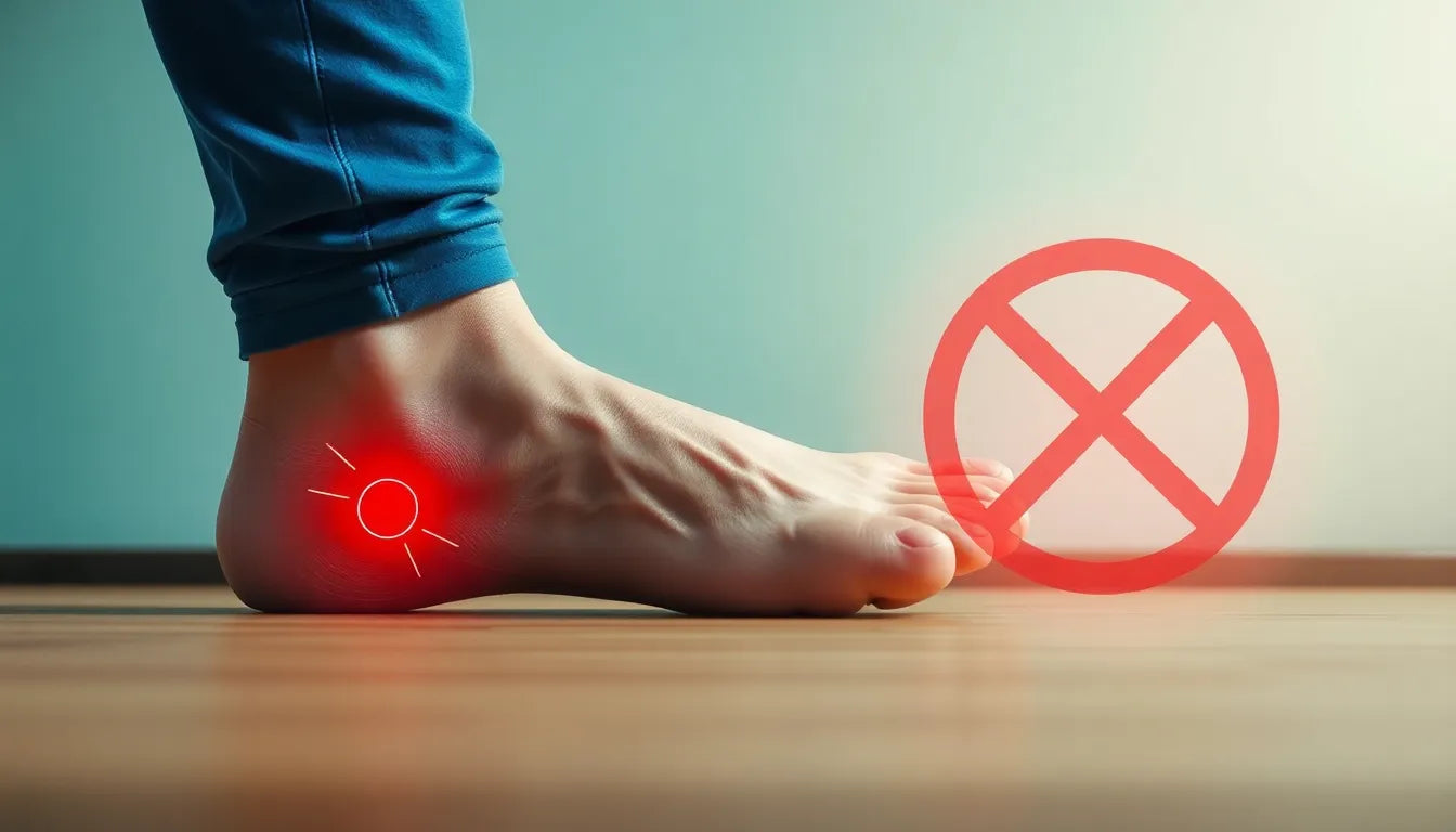 Effektiva övningar för hälsporre: en guide för övningsläsare - Illustration